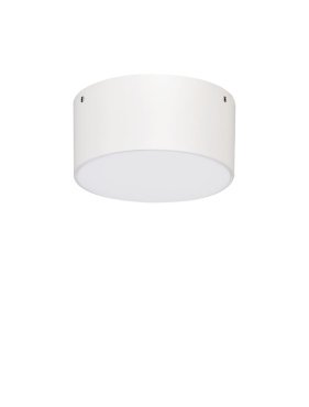 Nova Luce Judi - plafonnier - Ø 12 x 6 cm - 10W LED inclus - IP65 - blanc