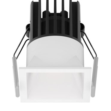 Nova Luce Bree - spot à encastrer - 56 x 56 mm, 50 x 50 mm encastré - 7W LED inclus - IP32 - blanc