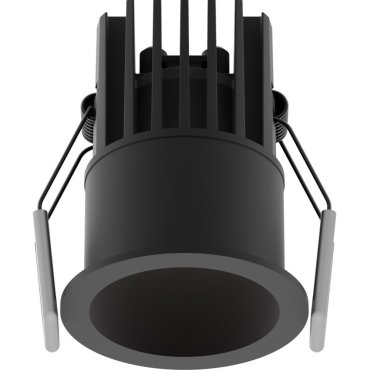 Nova Luce Bree - spot à encastrer - Ø 56 mm, Ø 50 mm à encastrer - 7W LED inclus - IP32 - noir