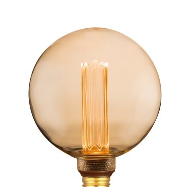 ETH Globe LED Filament - Ø 12,5 cm - E27 - 3 niveaux de gradation - 5W - 1800K - or