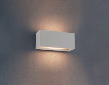 Century Italia Reverso - applique d'extérieur - 10 x 11 x 25 cm - IP65 - blanc