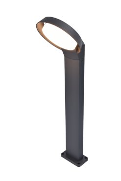 Lutec Polo - lampe de jardin - 18 x 16,2 x 65 cm - 15W LED inclus - IP54 - anthracite