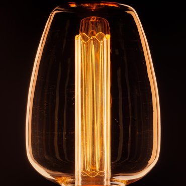 ETH Deco Filament LED 43F - E27 - 3 niveaux de gradation - 1W/2,5W/5W - 1800K - or