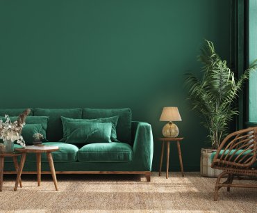 Searchlight Zenith - lampe à poser - Ø 40 x 54 cm - vert et beige