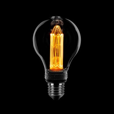 ETH Standard LED Filament - E27 - 3 niveaux de gradation - 5W - 1800K - titane fumé