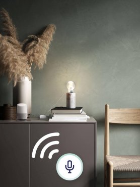 Nordlux Smart Starter Pack - pont lumineux intelligent avec 2x ampoules LED intelligentes - éclairage intelligent - Ø 6 x 10,9 cm - E27 - 7W - fonction de gradation et couleur de lumière réglable via l'app - blanc.