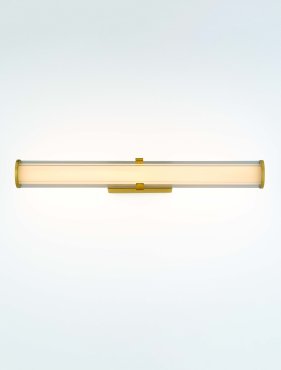 Nova Luce Hedula - applique murale - 63 x 12 x 8,2 cm - 23W LED inclus - IP44 - or sablé