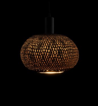 Segula Floating Bamboo LED - Ø 30 cm - E27 - 6W dimmable - 2200K - bronze