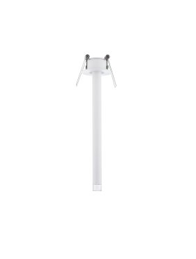Nova Luce Stilvi - plafonnier - Ø 5 x 24 cm - 4W LED inclus - blanc sablé