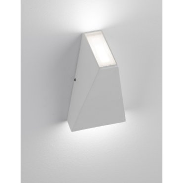 Nova Luce Miley - applique murale - 7,4 x 7,4 x 13,6 cm - 6W LED inclus - IP54 - blanc sable