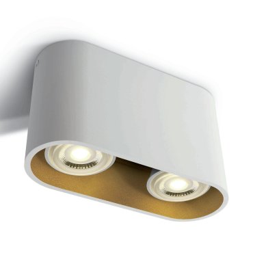MODÈLE D’EXPOSITION - ONE Light GU10 Cylindres décoratifs - plafonnier - 16 x 6 x 9,4 cm - blanc