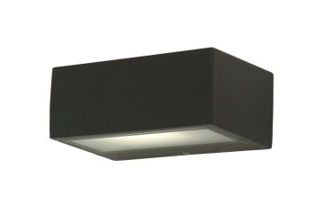 Lutec Gemini - Applique d'extérieur - 11 x 7 x 17 cm - IP44 - gris foncé