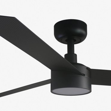 Faro Cruiser L - ventilateur de plafond avec lumière - Ø 132 cm - noir mat