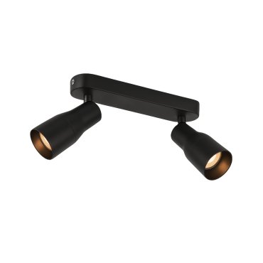 VK Lighting Iluma - applique et plafonnier - 27 x 12,8 x 6 cm - noir