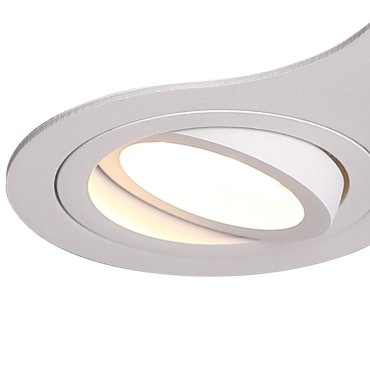 Maxlight Signal II - spot encastré - 170 x 90 mm, Ø 2 x 75 mm encastré - blanc