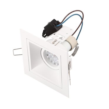 Maxlight Hit - spot encastré 1L - 115 x 115 mm, 95 x 95 mm format encastré - blanc