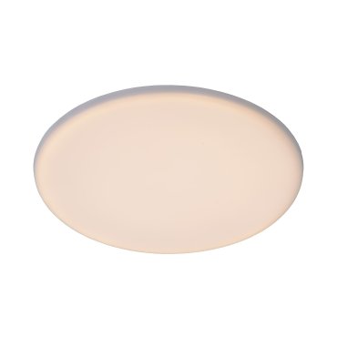Lucide Ceres-LED - plafonnier de salle de bains - Ø 21,5 x 5 cm - 30W LED dimmable inclus - IP44 - blanc