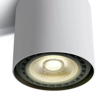 ONE Light R111 GU10 plafonniers - spot en saillie 1L - Ø 12 x 11,5 cm - blanc