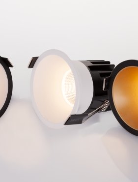 Nova Luce Luela - spot encastré - Ø 85 mm - taille d'encastrement 75 mm - 13W LED inclus - blanc - 4000K
