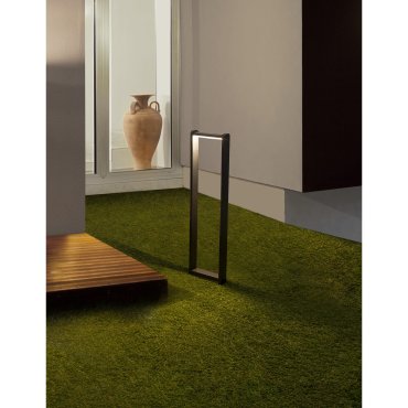 Nova Luce Volver - lampe de jardin - 20 x 6 x 80 cm - 6W LED inclus - IP54 - noir