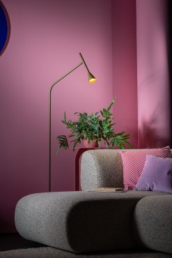 ETH Kim - lampadaire - Ø 25 x 166 cm - taupe