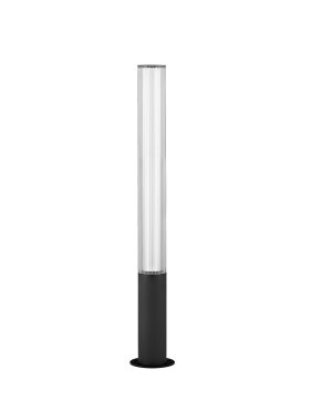 Nova Luce Iman - poteau de jardin - Ø 16 x 105 cm - 25W  LED inclus - IP65 - noir sablé