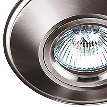 Maxlight Technical Spot H0028 - spot encastré 1L - Ø 95 mm, Ø 75 mm encastré - nickel satiné