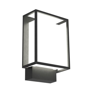 Nordlux Nestor - applique murale extérieure - 14,7 x 22,1 cm - 8W LED inclus - IP44 - noir