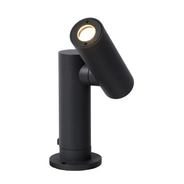 Lucide Tatum - spot de jardin - 10 x 14 x 13 cm - 4,5W LED inclus - IP65 - anthracite