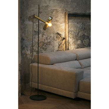 Faro Whiz - lampadaire - 164 cm - or et noir