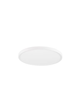 Nova Luce Dixie CCT - plafonnier - Ø 40 x 2,5 cm - 36W LED inclus - blanc sable