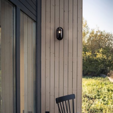 Nova Luce Amel - applique murale extérieure - 14 x 27 x 9,4 cm - IP65 - anthracite foncé