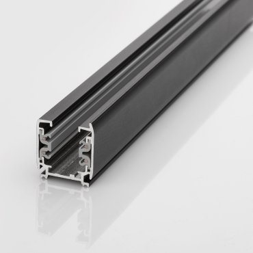 Nova Luce Track Rail - Rail à 4 fils - 200 cm - noir
