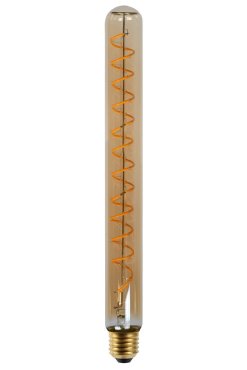 Lucide Lampe à filament LED -Ø 3,2 x 30 cm - E27 - 5W dimmable - 2200K -ambre