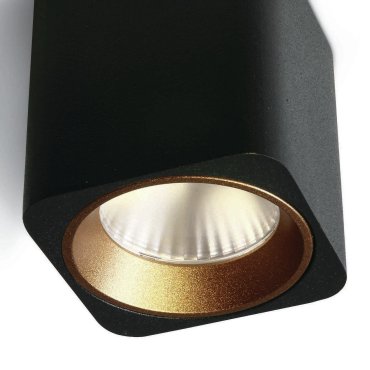 MODÈLE D’EXPOSITION - ONE Light Chill Out LED Cylinders - spot en saillie 1L - 6 x 6 x 6,5 cm - 7W dimmable LED inclus - noir
