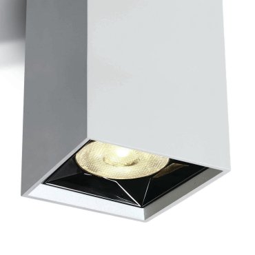 ONE Light Mirror Square Boxes - spot en saillie 1L - 4,9 x 4,9 x 8,2 cm - 6W LED inclus - blanc