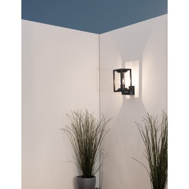 Nova Luce Loeve - applique d'extérieur - 14,5 x 21,5 x 27,6 cm - IP65 - anthracite