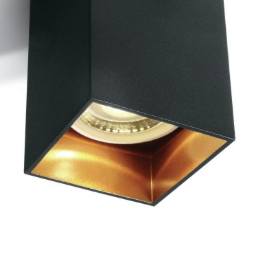 ONE Light GU10 Dark Light - spot en saillie 1L - 6 x 6 x 9,5 cm - noir