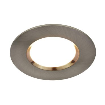 Nordlux Smart Dorado - spot encastré - éclairage intelligent - Ø 85 mm, Ø 72 mm encastré - 4,7W LED inclus - IP65 - nickel brossé