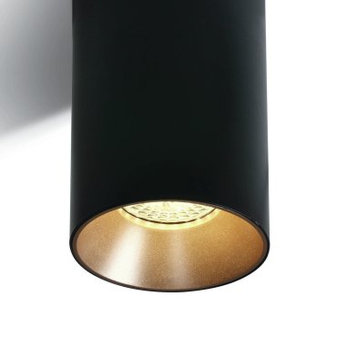 ONE Light Chill Out Cylinder GU10 - spot en saillie 1L - Ø 7,5 x 13,5 cm - noir