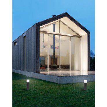 Nova Luce Stick - lampe de jardin - 7,6 x 7,6 x 25 cm - IP54 - gris foncé
