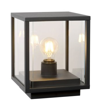 Lucide claire - lampe socle - 20 x 24,5 cm - IP54 - anthracite