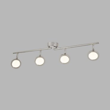 Searchlight Languna - spot en saillie 4L - 78 x 9 x 17 cm - 4 x 5W LED dimmable inclus - chrome