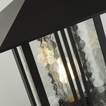 Searchlight Venice - lampe de jardin - 23 x 23 x 45 cm - IP44 - noir