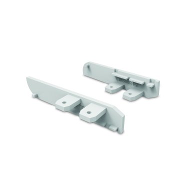 ONE Light - plinthe en aluminium - 1,6 x 8 cm - longueur 200 cm - blanc
