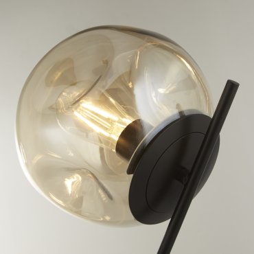 Searchlight Punch - lampe à poser - 25 x 57 cm - noir et champagne