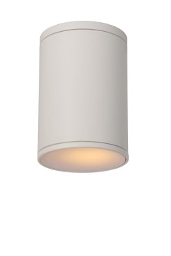 Lucide Tubix - spot en saillie - Ø 10,8 x 15,3 cm - IP54 - blanc
