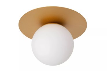 Lucide Tricia - plafonnier - Ø 25 x 17,5 cm - or