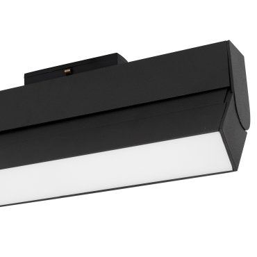 Nova Luce Rieti - luminaire pour système de profilés magnétiques - 27,4 x 3,4 x 11,6 cm - 15W LED inclus - noir - couleur de lumière blanc chaud
