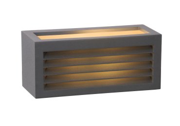 Lucide Dimo - applique murale extérieure - 25 x 11 x 11 cm - IP54 - noir